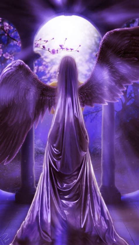 Angeles Gothic Fantasia Fantasy Angels Fantasy Angel Purple Love