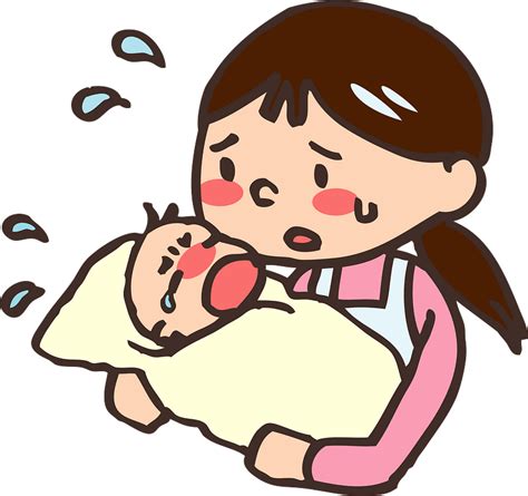 Mother And Baby Are Both Crying Clipart Free Download Transparent Png