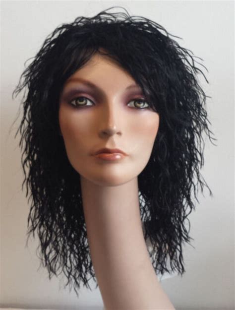 Tina Wig Mt 185 Wild Kinky Curly Rocker Color 1 Black Ebay