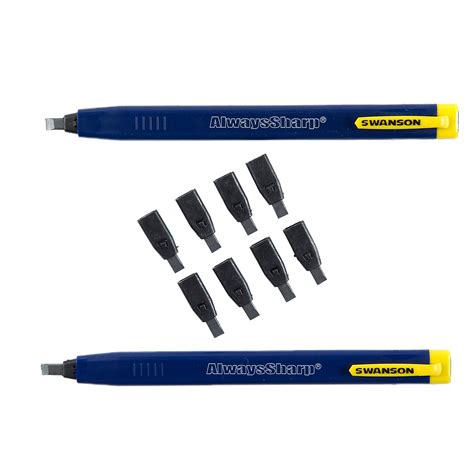 Swanson Tool Cp216 Always Sharp Refillable Carpenter Pencil Blue