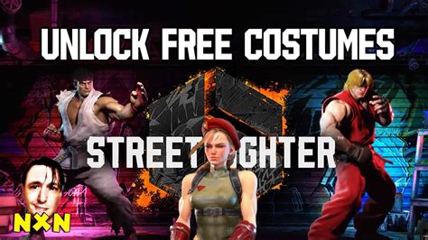 Unlock Outfit For Free On All Characters Street Fighter Youtube