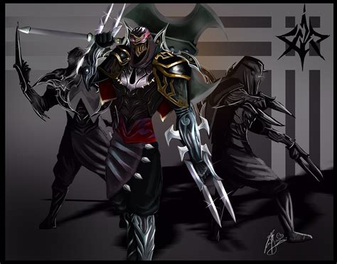 Zed The Master Of Shadows By Leonserade On Deviantart