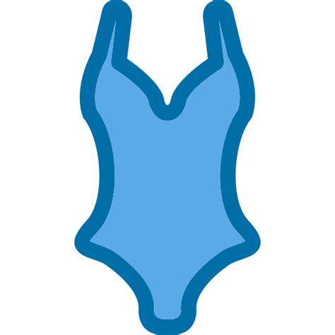Swimming Suit Generic Blue Icon