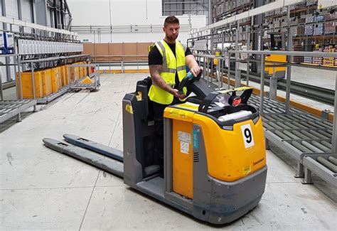 Low Level Order Picker Training Course Novice On Site Forklift Training