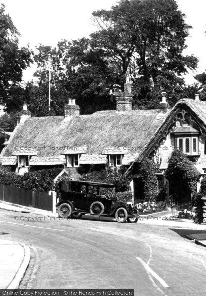 Photo Of Shanklin Car In Old Village 1927 Francis Frith