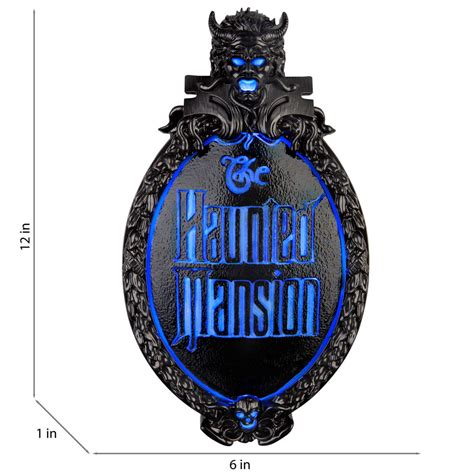 Disney 2022 Haunted Mansion Musical Lighted Wall Plaque - town-green.com