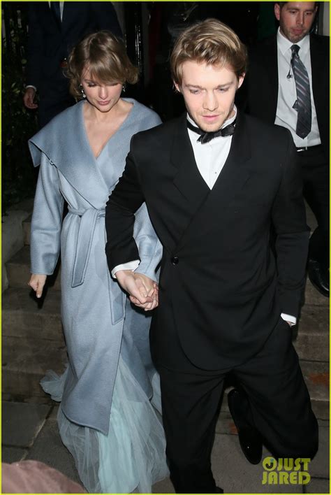 Photo Taylor Swift Joe Alwyn Hold Hands Baftas After Party Photo Just Jared