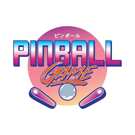 Pinball Game Arcade Vintage Retro Badge Emblem Hipster Logo Vector Icon