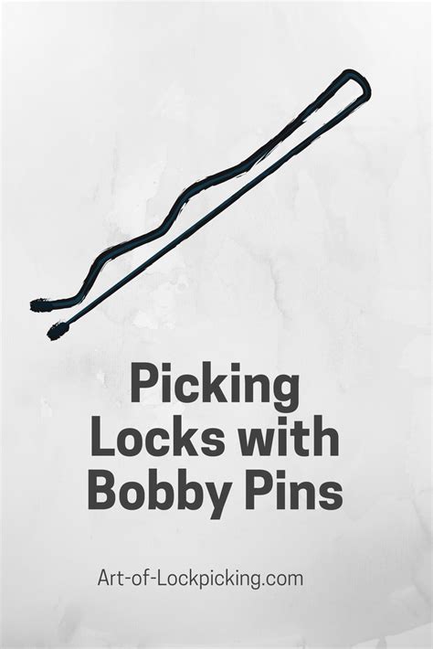 If you can, you can use a tool such as wire cutters. Picking locks with bobby pins is one of those oddball ...