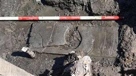 Hadrians Wall Dig Unearths Roman Stylus Wax Tablet Bbc News