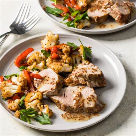 Beef tenderloin is the most expensive cut of meat on the steer. Mustard Pork Tenderloin with Cauliflower | Cook's Country