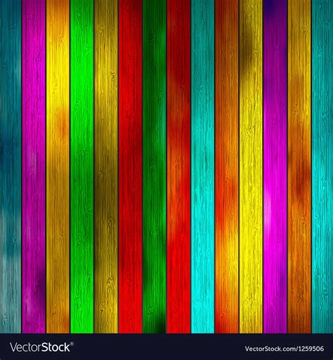 Colorful Wooden Pattern Background Royalty Free Vector Image