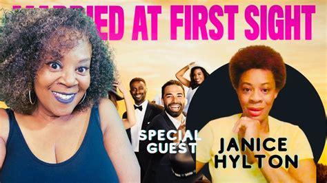 Review Married At First Sight Pre Show With Special Guest Janice Hylton Youtube
