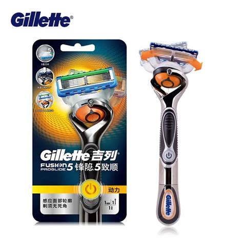 original gillette fusion5 proglide power men razor with flexball technology safty shaving 5