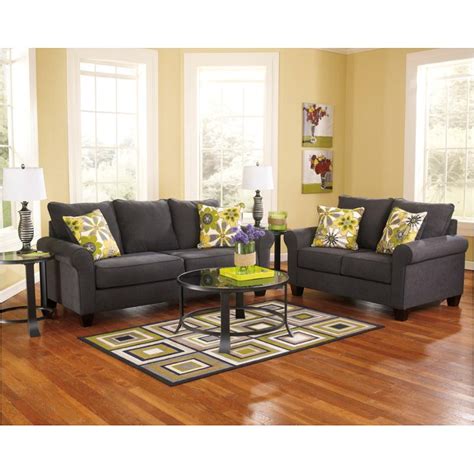 1650138 Ashley Furniture Nolana Charcoal Sofa