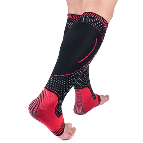 Fitness Calf Leg Compression Sleeve Sock Shin Splint Support Muscle