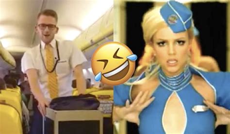 this flight attendant recreated toxic by britney spears and it s epic