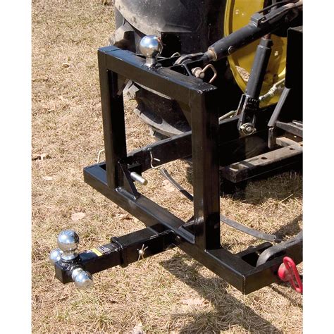 3 Pt Trailer Hitch With 2 Adapter 157280 Lawn And Pull Behind