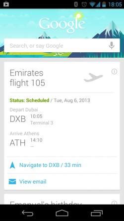 Maybe you would like to learn more about one of these? Emirates rolls out Google Now cards - PASSENGER SELF SERVICE