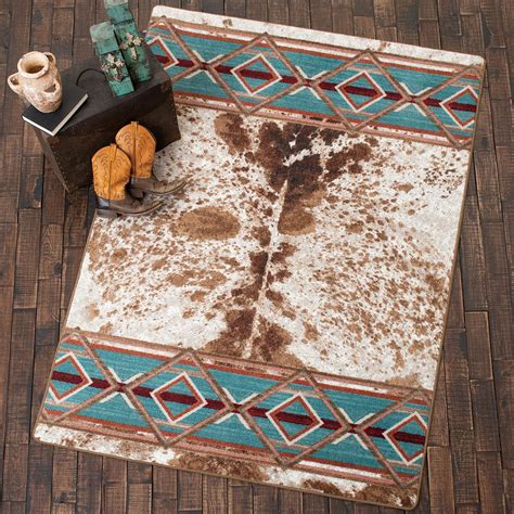Southwest Rugs And Cowhide Rugs Lone Star Western Decor