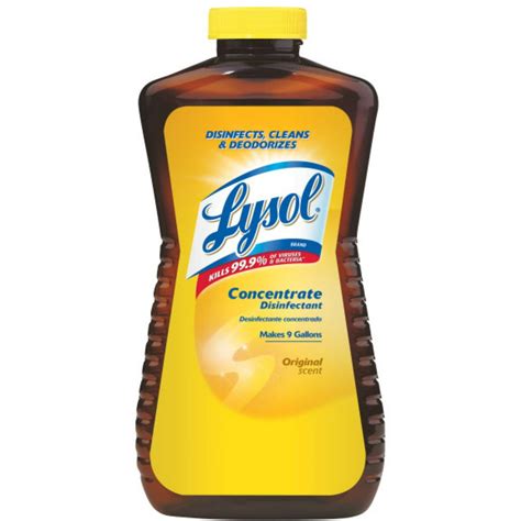 6 Pack Lysol Concentrate Disinfectant Original Scent 12 Oz Walmart