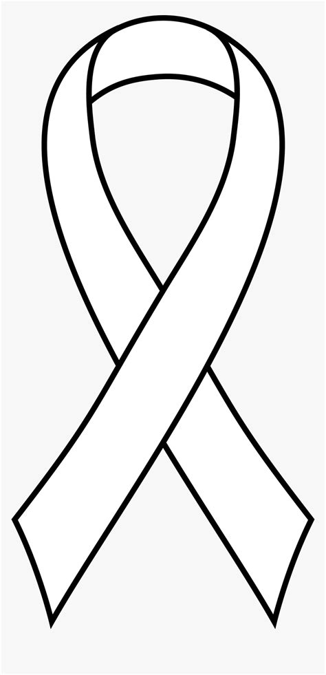 Clip Art Awareness Ribbon Vector Free Lung Cancer Ribbon Svg Hd Png