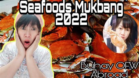 Pinoy Spicy Seafood Mukbang ASMR Shrimp Crab Yummy Panlasang