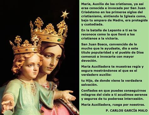 Camino Católico María Auxiliadora Ruega Por Nosotros Por P Carlos
