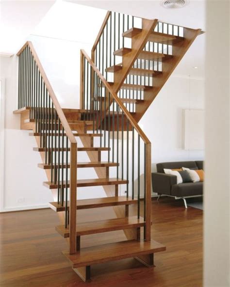 Open Tread Wood Stairs Staircase Design