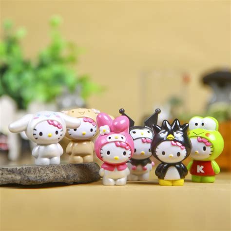 Buy Anime Cartoon Hello Kitty Cosplay Pvc Action Figure 4~5cm Model Toys Dolls