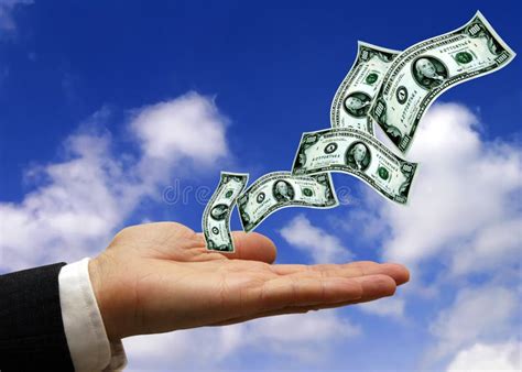 Money Is Flying Stock Photo Image Of Businessman Banking 2675614