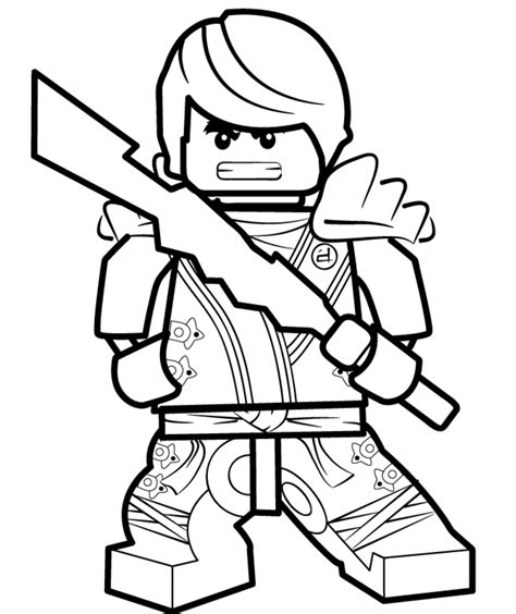 Ninjago Coloring Pages Printable