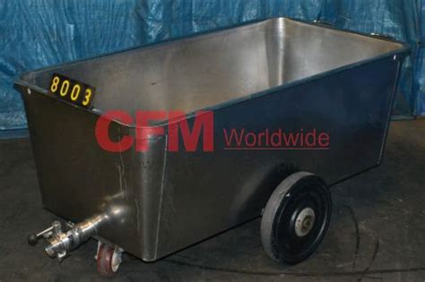100 Gallon Stainless Steel Tub