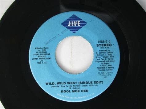 Kool Moe Dee Wild Wild West Instrumental Jive 1987 Ebay