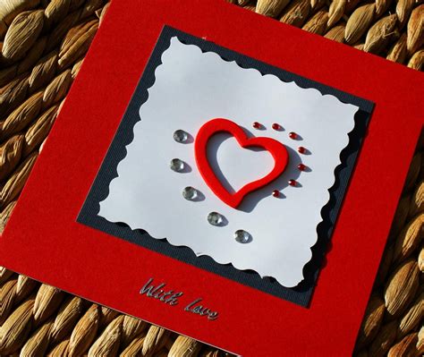 Looking for free printable valentine cards? Craft Magic: Quick and Easy Handmade Valentine Card - Red ...