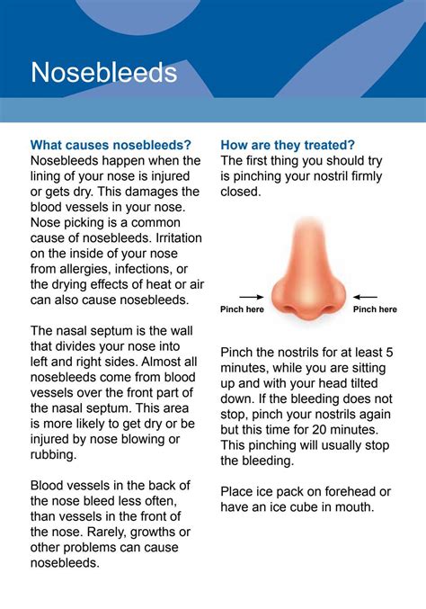 How To Stop Nose Bleeding