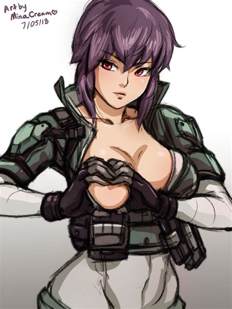 Heart Shaped Boob Motoko Ghost In The Shell By MinaCream Hentai