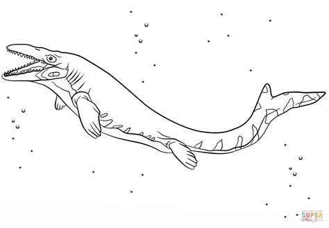 Jurassic World Mosasaurus Coloring Page Free Printable Coloring Pages