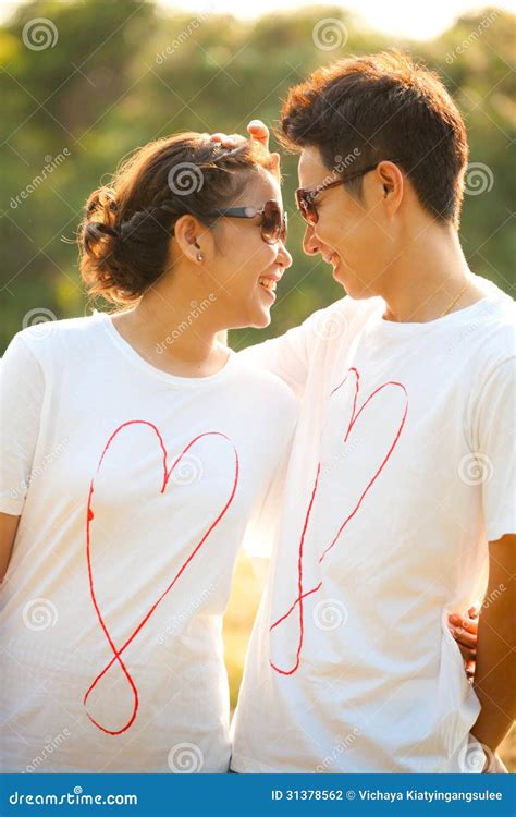Couples In Love Outdoor Stock Photo Image Of Girl Emotion 31378562