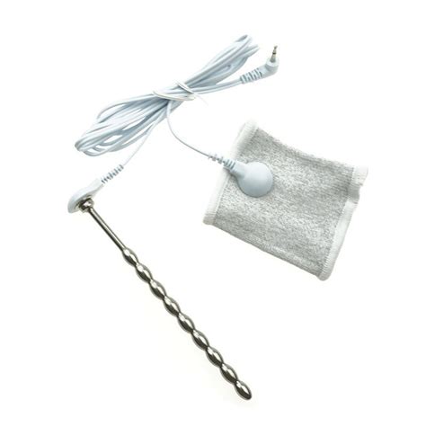 Electro Shock Conductive Fibers Penis Rings Urethral Catheter Sounds