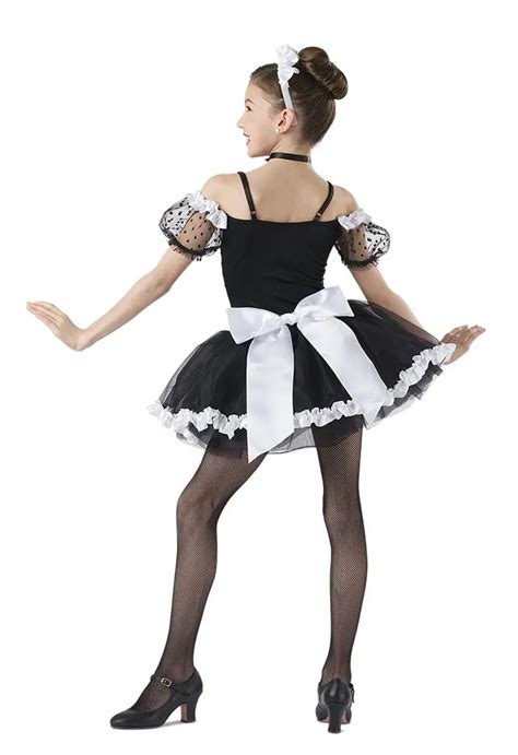Girls Maid Ballet Tutu Skirt Stage Performance Dance Wear Lovely Girl