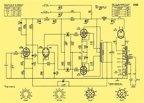 Twenty Watt Amplifier Электронная схема Усилитель Электроника