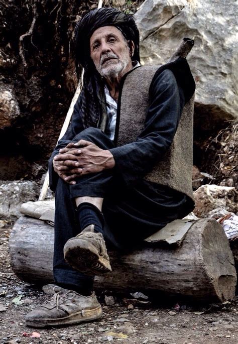 portrait of an old man in the hawraman region the kurds antigone pen sketch kurdistan