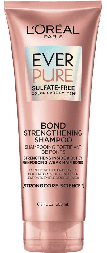 l oreal everpure sulfate free bond repair shampoo with citric acid ingredients explained