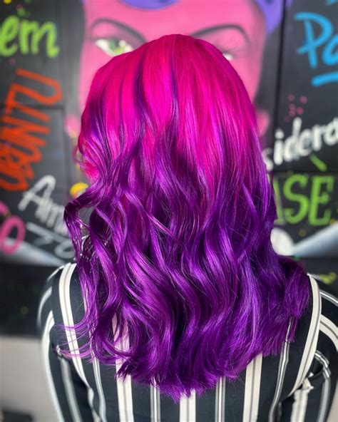 50 Pink And Purple Hair Color Ideas In 2023 Purple Ombre Hair Pink
