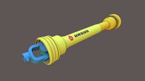 Pto Shaft Universal Joint 3d Model By Martinflash 48fe4d4 Sketchfab