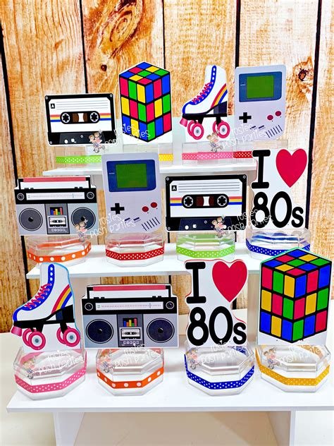 I Love 80s Theme Party Decoration Candy Favor Treats Set Of 12 80s