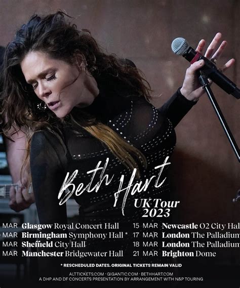 Beth Hart Uk Tour 2023 17 March 2023 London Palladium Eventgig Details And Tickets