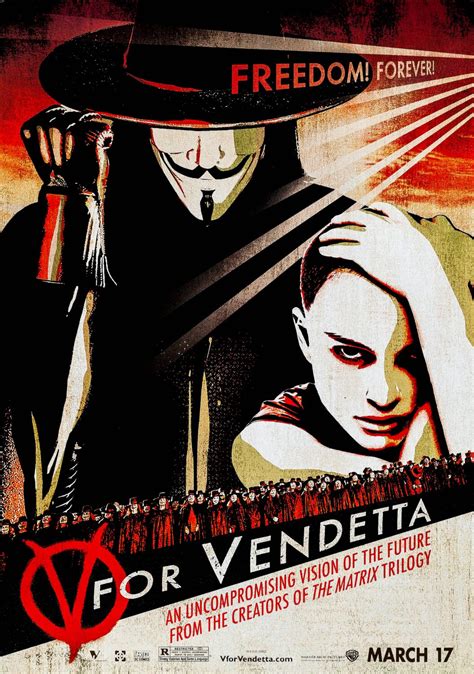 V For Vendetta Movie Poster Classic 00s Vintage Poster Print Prints4u