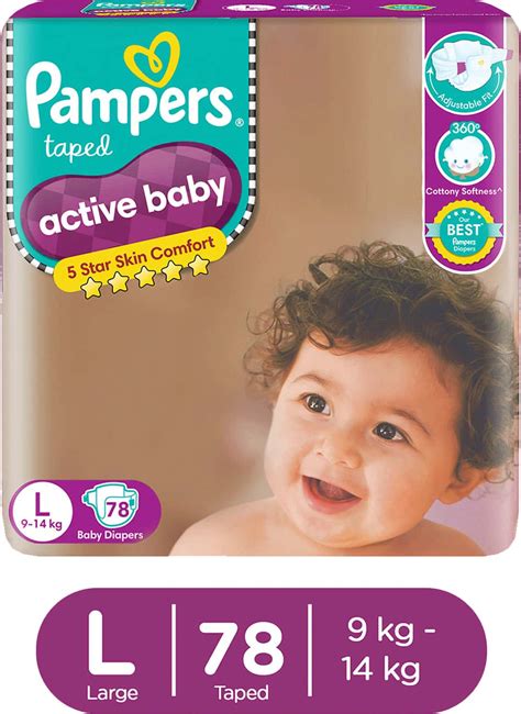 Buy Pampers Active Baby Pants Large Diapers 8 Online And Get Upto 60 Off